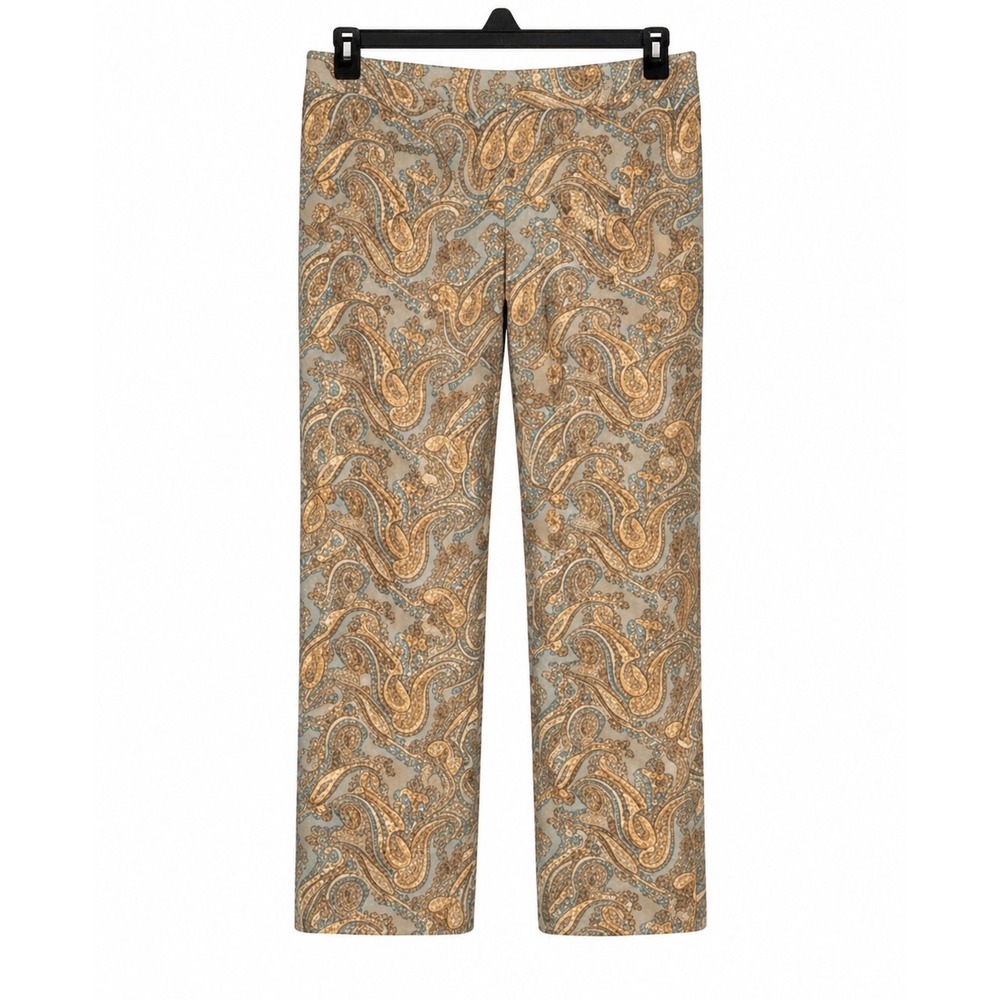 Talbot's Chatham Pants Size 2 Paisley Beatnick 60's Vibe
